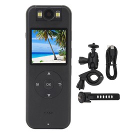 Portable Video Recorder 4K WiFi Night Vision 180 Degree Rotate Body Worn Camera with Back Clip 1/4 Inch Screw Port