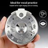 13 Tones Pitch Pipe C-C Tuner,Round Design,Rotating Mouthpiece,Easy Tuning for