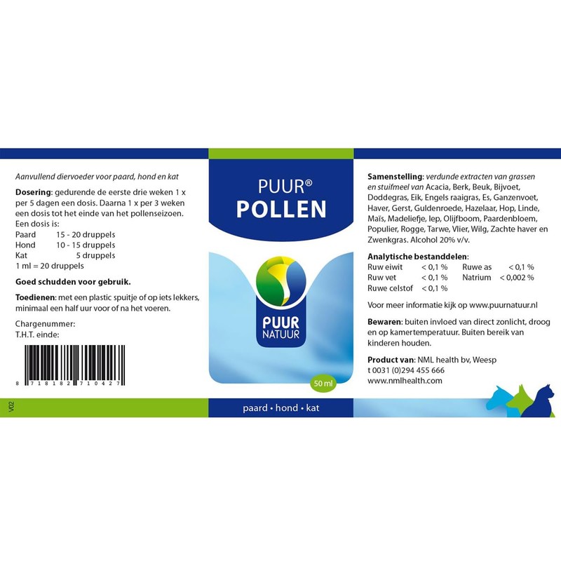 Pure Pollen - 50ml Dropper Bottle