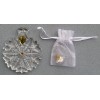WATERFORD Crystal 2014 Snowflake Wishes Peace Christmas Ornament 4th Ed