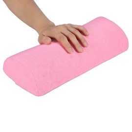2 Pcs Hand Cushion,Nail Art Soft Sponge Pillow - Nail Art Table Mat Holder Pad, Salon Hand Rest Cushion,Detachable Washable Arm Rest Holder,Manicure Makeup Cosmetic Tools (Orange)