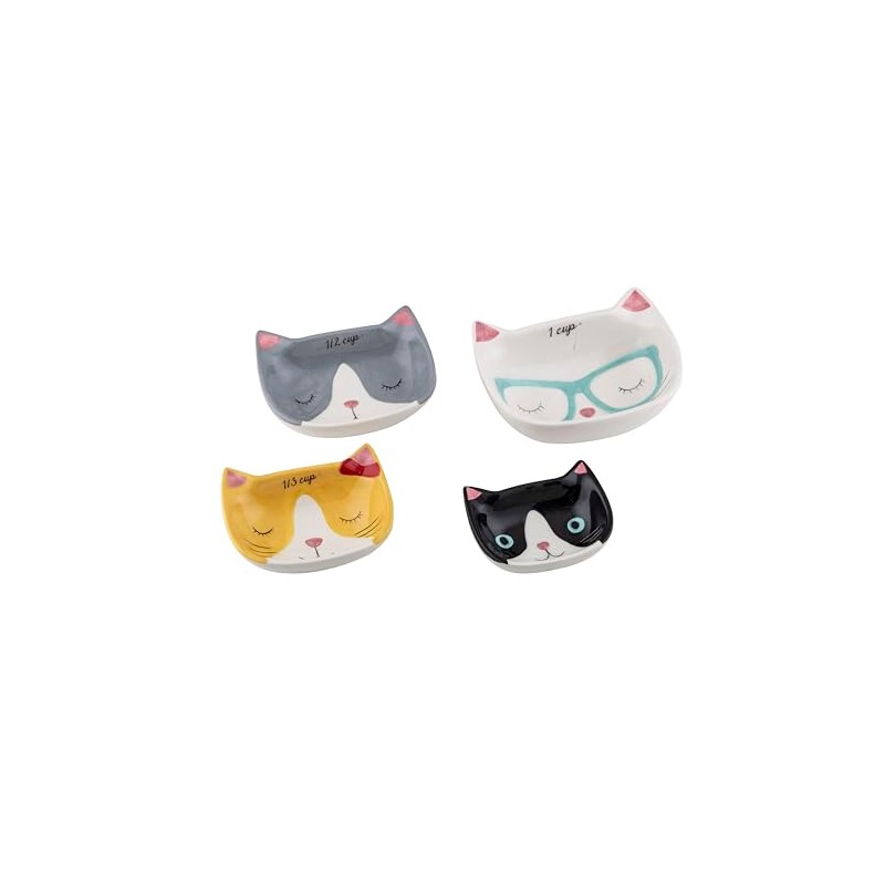Davis & Waddell Kitty Crew Measuring Cup Set (4 Pieces)