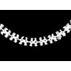 Toyland® 6.8ft (2.1m) White Festive Snowflake Garland - Christmas &