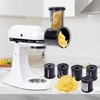 Slicer & Shredder Grater Attachment Compatible with KitchenAid Stand Mixer,