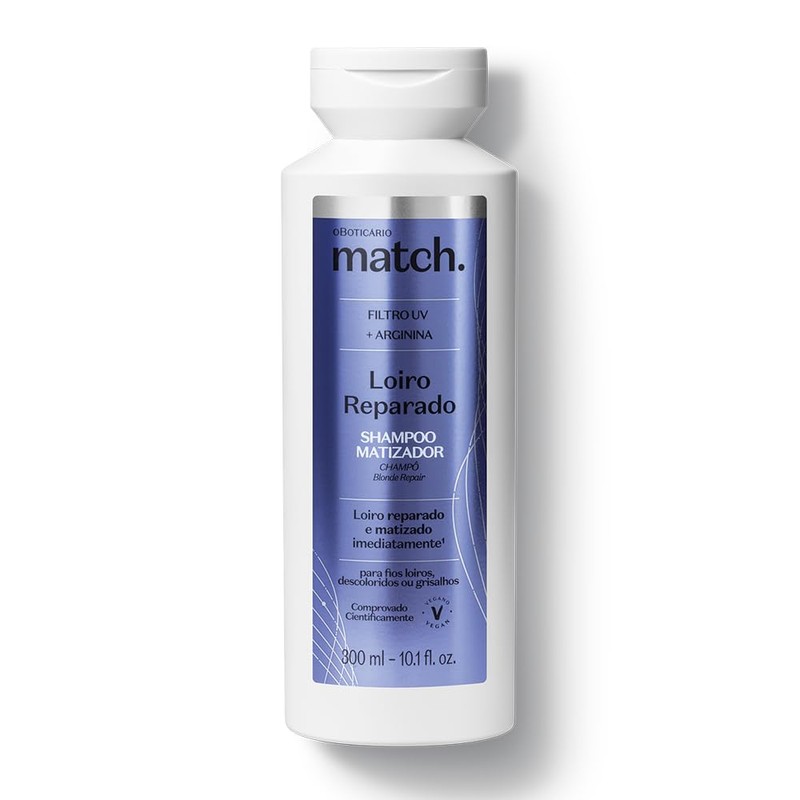 OBOTICARIO MATCH SHAMPOO LOIRO RAPARADO 10.1 fl oz (300 ml)