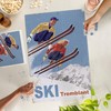 Lantern Press 1000 Piece Jigsaw Puzzle, Tremblant, Vintage Skiers