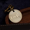 Placas grabadas para perros y gatos, Medallones redondos para collar