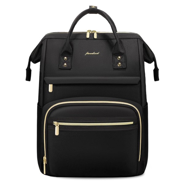 Focdod Women Laptop Backpack Work Bag - Fits 15.6 inch