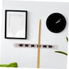 KOMBIUDA 6 Slot Wall Mounted Pool Rack Solid Wood Billiard