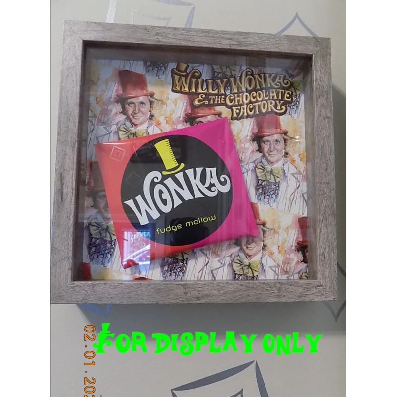 CUSTOM MADE Willy Wonka Wonka Bar and Golden Ticket Replica(