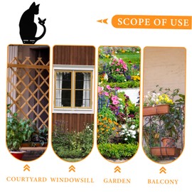BESPORTBLE Outdoor Cat Shaped Metal Statue Garden Decor for Home Patio Charming Cat Ornament Unique Outdoor Art for Garden Decoration