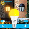 Qualilux Dusk to Dawn Light Bulbs, Auto On/Off Light Sensing