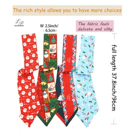 Hioyiwse Christmas Purse Scarf Handbags For Women Skinny Hair Neck Accessories Scarves With Bag Scarfs Handle Fashion Lightweight 37.8x 2.6inch 1012