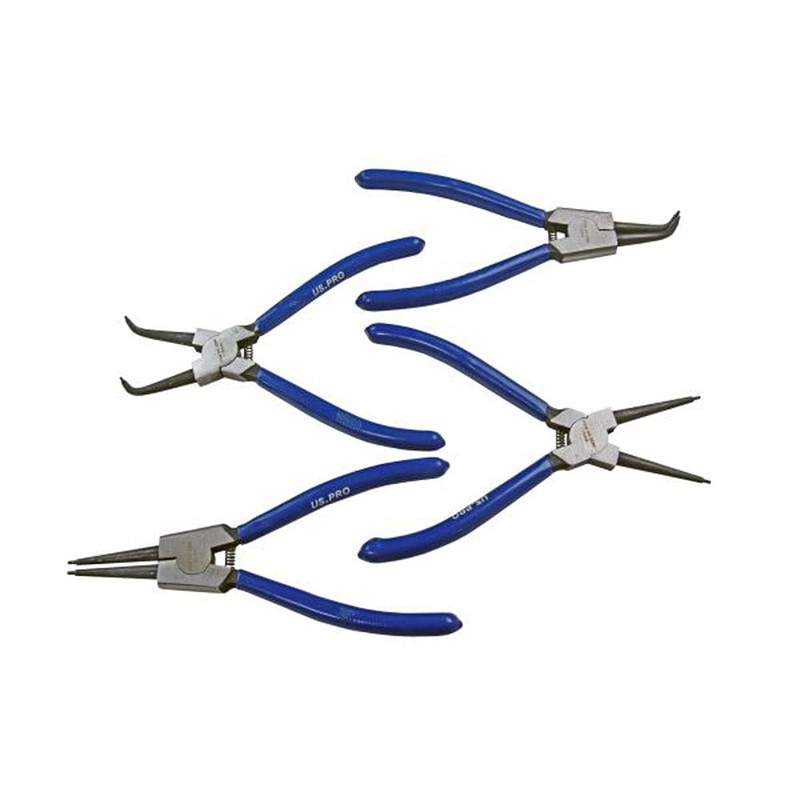 Bergen US PRO Professional 4pc 7 inch Circlip Pliers Internal