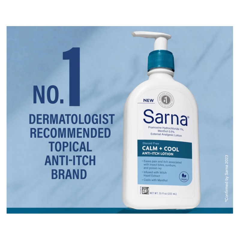 Sarna Calm + Cool Anti-Itch Lotion 7.5 Fl. Oz. (Pack