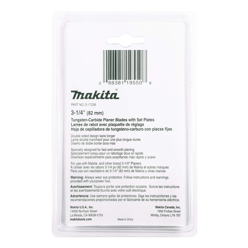 Makita 2 Pack 8 Pc - 3 1 4 Planer