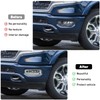 Linskip Front Bumper Fog Light Protector Cover Compatible with RAM