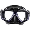 CRESSI Action Mask Black/Blue - Unisex Tauchmaske Reduziertem Volumen und
