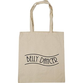 Hippowarehouse Belly Dancer Tote Shopping Gym Beach Bag 42cm x38cm, 10 litres