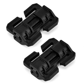 TACTICAL_GEEK TGCodeG5 Quick-Release Buckles: No-Sew, 2 Pack Durable PA66 Nylon Connect Buckles for 1.4 Inch/38mm Webbing, Molle System, Shoulder Straps & Backpacks