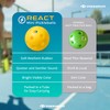 PIKKOFUN React Mini Pickleball Balls - 5 Pack Silent Pickleball