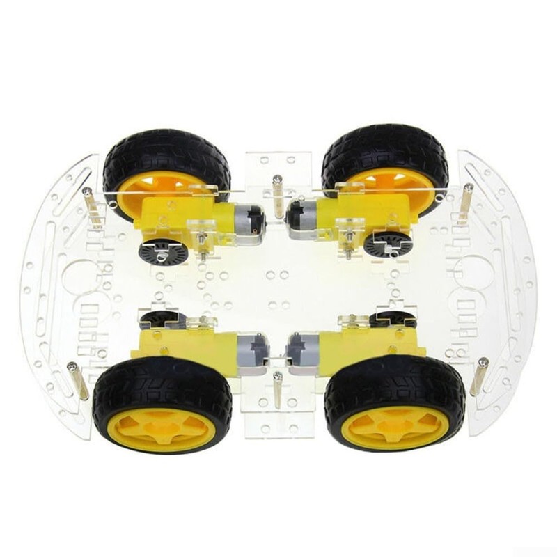 4WD Robot Smart Car Chassis Kits Car with Speed Encoder