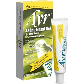 Ayr Saline Nasal Gel, With Soothing Aloe, 0.5 Ounce Tube (Pack of 1)