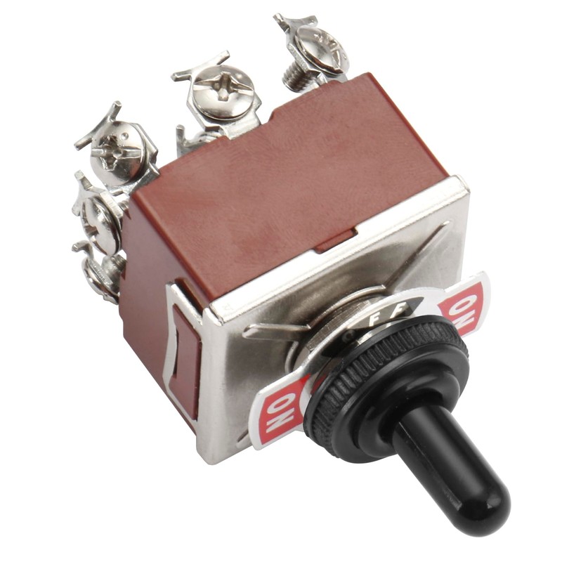 Heschen Metal Toggle Switch, KN3C-303, 3PDT, maintained, ON/OFF/ON 3 position,