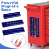Datanly 12 Pcs Magnetic Socket Organizer Set Compatible with SAE