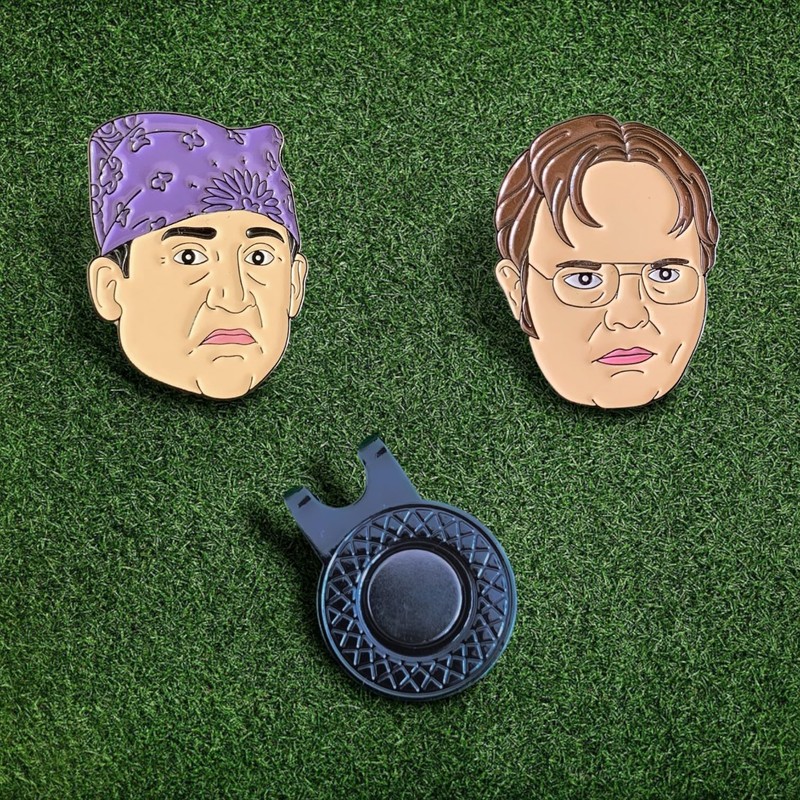 Ball Marker & Hat Clip Set - Office - Complete