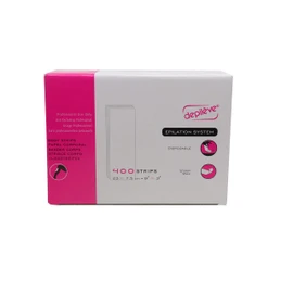 Depileve Box Classic Stripes 7.5 x 23 cm, 400 pieces.