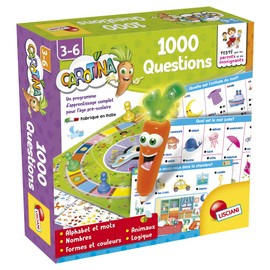 Lisciani LIGFR66193 Carotina Fragen FR66193, 1000 Questions