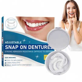 Snap on Veneers Dentures Fake Teeth,Snap on Veneers Teeth,Temporary Ve/neers Teeth Top and Bottom Set,False Te/ETH Ven/ners Instant Smile for Dentures False T/eeth,T/eeth Ven/eers,Temporary Tooth
