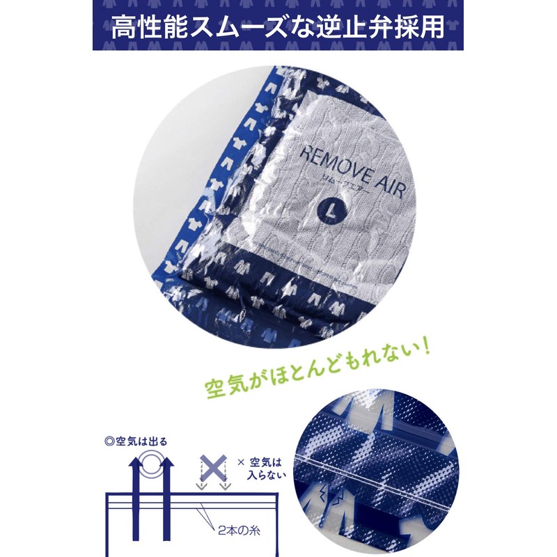 10 Pack Assorted Remover Air Clothes Compression Bags, Made in