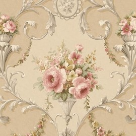 Norwall in-Register Ornamental Floral