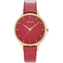 Engelsrufer ERWA-COLOUR-LRD1 Women's Watch Colour Analogue Quartz Gold Red, Strap.
