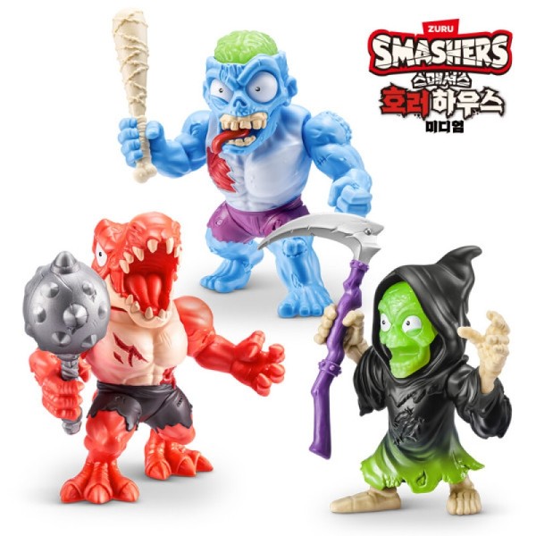Smashers Horror House Medium Zombie Monster Figure Monster Toy Set