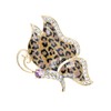 Alilang Golden Tone Butterfly Insect with Enamel Wild 80s Cheetah
