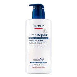 EUCERIN Loción Hidratante Corporal Urea Repair Plus 400ml, Hidratación Intensiva, Urea, Piel Seca y Muy Seca