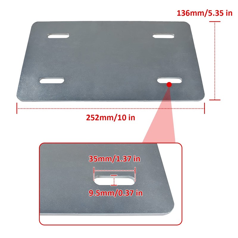 AKSGKGQ 212cc Engine Mount Plate Kit for Harbor Freight Predator
