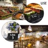 Standing Mini Chalkboard Signs, Acrylic Chalk Sign for Food -