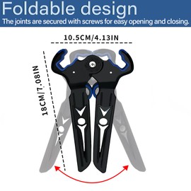 XENVOXI Bow Stand for Compound Bow Arrow Eight Bow Holder Composite Archery Rubber Holder Straight Draw Recurve Bow Landing Bow Holder Support Bracket