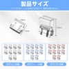 Hemming Clips, Set of 10, Transparent White, ABS Plastic, Clothing