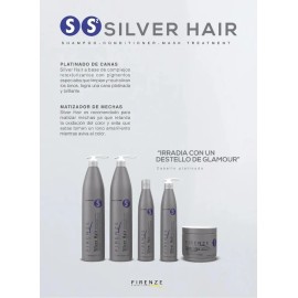 Kit Shampoo+acondicionador+tratamiento Silver Firenze
