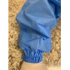 HoldTight Disposable Protective Arm Sleeve Covers, PP Coated, Impervious, Blue,