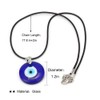 Long tiantian Evil Eye Necklace for Women Men Protection Necklace