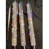 Unbranded 3 Pcs New AB Rhinestone Crystal Silver Ballpoint Pens