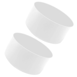 Hordion 2Pcs Silicone Boot for Tumbler 40 30 oz, Water Bottle 30/20 oz, Protective Cup Bottom Sleeve 2.95 inch Dia, Clear