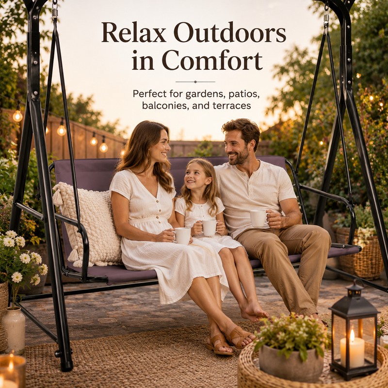 Replacement Swing Seat Cover for Patio Use – 600D Oxford