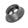 Diameter 160 mm, white plate valve, stainless steel exhaust valve,